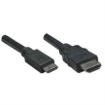 Imagen de Cable Manhattan Mini HDMI-M a HDMI M Alta Velocidad 1.8m Color Negro