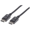 Imagen de Cable Manhattan DisplayPort M-M 3m Color Negro