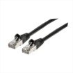 Imagen de Cable Intellinet Red Cat6a S/FTP RJ45 50 Micras 30cm Color Negro
