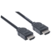 Imagen de Cable Manhattan HDMI 1.4 M-M Alta Velocidad Canal Ethernet 5m Color Negro
