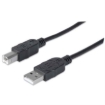 Imagen de Cable Manhattan USB 2.0 A-B Alta Velocidad 5m Color Negro