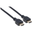 Imagen de Cable Manhattan HDMI M-M Alta Velocidad con Ethernet 1m Color Negro