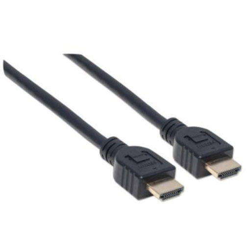 Imagen de Cable Manhattan HDMI Alta Velocidad con Ethernet HDMI M-M 3m Color Negro