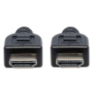Imagen de Cable Manhattan HDMI M-M Alta Velocidad con Ethernet 5m Color Negro