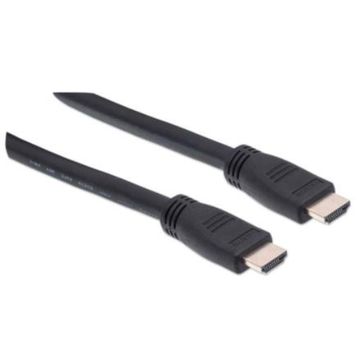 Imagen de Cable Manhattan HDMI Alta Velocidad Ethernet M-M 10m Color Negro
