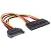 Imagen de Cable Manhattan Y de Alimentación SATA M-H 15cm