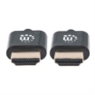 Imagen de Cable Manhattan HDMI M-M Ultra Delgado Alta Velocidad con Ethernet 1.8m Color Negro