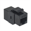Imagen de Cople Intellinet Keystone RJ45 Cat5e UTP 8P8C H-H Color Negro