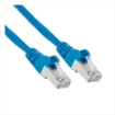 Imagen de Cable Intellinet Red RJ45 Cat6a S/FTP 3m Color Azul
