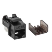 Imagen de Jack Intellinet Keystone Cat6a de Impacto UTP Color Negro