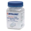Imagen de Plug Intellinet RJ45 Cat5e Solido UTP Oro 50 Micras Pro Bote C/100 Pzas