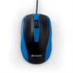 Imagen de Mouse Óptico Verbatim con Cable Color Azul