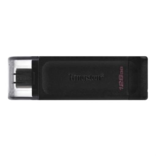 Imagen de Memoria USB Kingston DataTraveler 70 128GB USB-C Color Negro