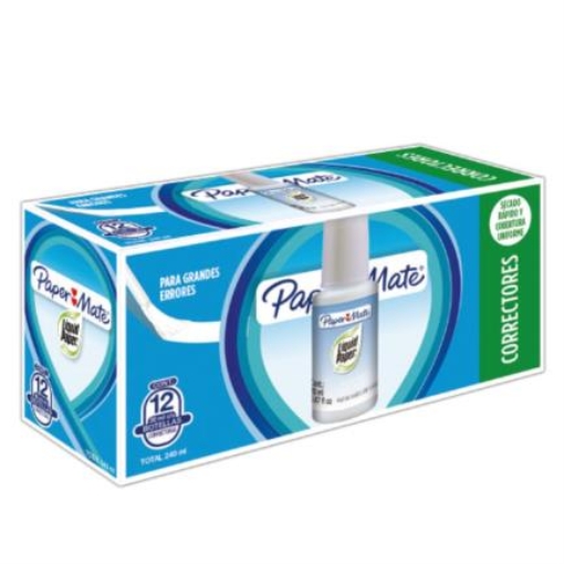 Imagen de CORRECTOR PAPERMATE LIQUIDO CAJA C/12