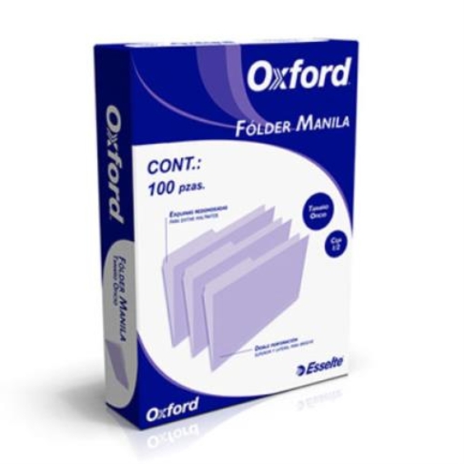 Imagen de Folder Oxford Manila Oficio C/100