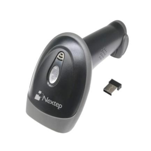 Imagen de Lector Códigos Barras y QR Nextep Inalámbrico (1D/2D) USB con Base