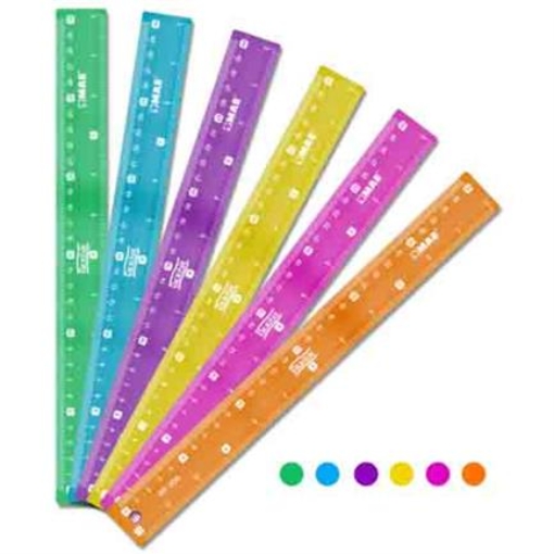 Imagen de REGLA METÁLICA FLEXIBLE MAE 30 CMS VARIOS COLORES