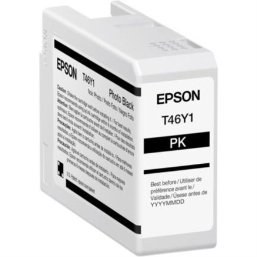 Imagen de Tinta Epson UltraChrome Pro10 T46Y 50ml Color Negro Foto