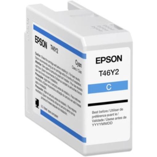 Imagen de Tinta Epson UltraChrome Pro10 T46Y 50ml Color Cian