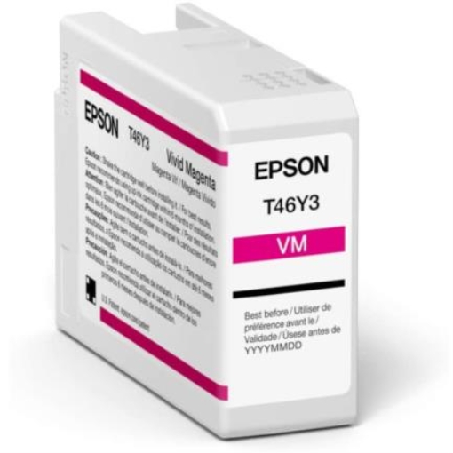 Imagen de Tinta Epson UltraChrome Pro10 T46Y 50ml Color Magenta