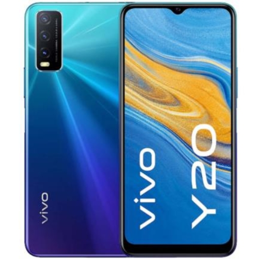Imagen de Smartphone Vivo Y20 6.51" HD+ Mediatek 64GB/4GB Cámara 13MP+2MP+2MP/8MP Android 11 Color Azul