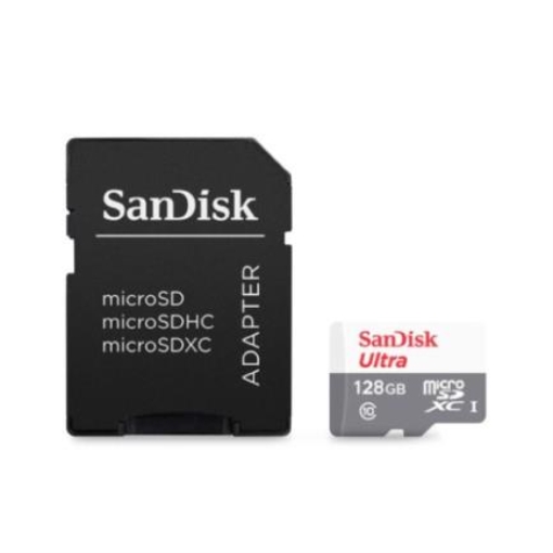Imagen de Memoria MicroSD SanDisk Ultra MicroSDHC SDXC 128GB Clase 10 UHS-I C/Adaptador