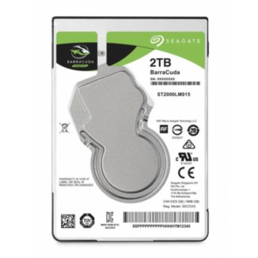 Imagen de Disco duro Seagate Barracuda 2 TB SATA 6Gbs 2.5" 128MB 5400RPM