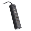 Imagen de Hub Steren USB 7 Puertos con Eliminador de 2A Color Negro