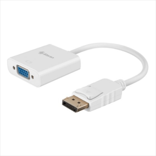 Imagen de Adaptador Steren DisplayPort a VGA Color Blanco