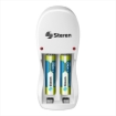 Imagen de Cargador de Pilas Steren para AA/AAA LED Incluye 2 Pilas AAA