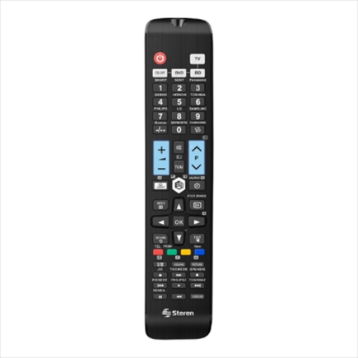 Imagen de Control Remoto Steren 4 en 1 para Smart TV Color Negro