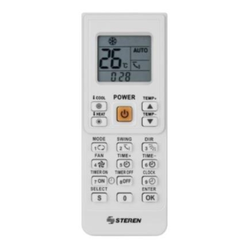 Imagen de Control Remoto Steren Universal para Aire Acondicionado Color Blanco