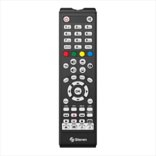 Imagen de Control Remoto Steren Universal TV 4 en 1 con Autoaprendizaje Color Negro