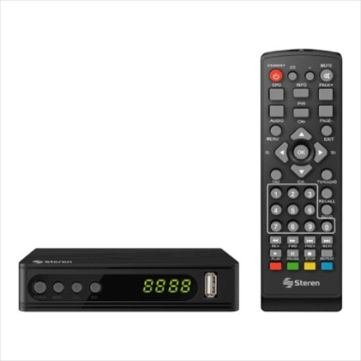 Imagen de Decodificador de TV Steren Digital Alta Definición para Canales HD