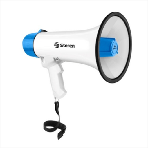 Imagen de Megáfono Steren de Mano 25W Grabador de Voz Batería Recargable