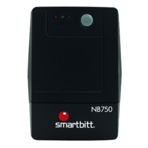 Imagen de UPS Smartbitt Smart Interactive NB750 750VA/375 Watts 6 Contactos Protección de Línea Telefónica RJ-11