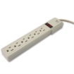 Imagen de Supresor de Picos Smartbitt SBSS-550J6USB 6 Contactos Reset Switch Cable 45cm Calibre 16AWG