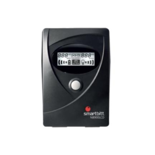 Imagen de UPS Smartbitt Smart Interactive 900 900VA/450Watts 6 Contactos Protección Línea Telefónica RJ-11