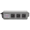 Imagen de Barra de Contactos Tripp Lite Waber Industrial 3 Tomacorrientes 2.74m Clavija NEMA 5-15P Protector de Switch