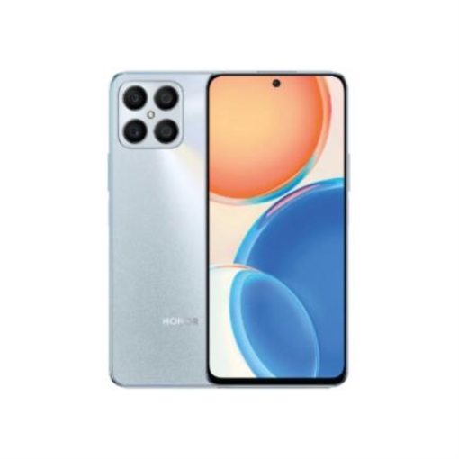 Imagen de Smartphone Honor X8 6.7" 126GB/6GB Cámara 64MP+5MP+2MP+2MP/16MP Snapdragon Android 11 Color Plata