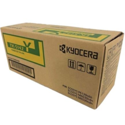 Imagen de Tóner Kyocera TK-5142Y Compatible P6130cdn/M6030cdn/M6530cdn Color Amarillo