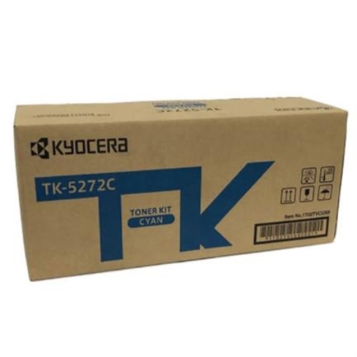 Imagen de Tóner Kyocera TK-5272C 6K Páginas Compatible P6230cdn/M6230cdn/M6630cdn Color Cian