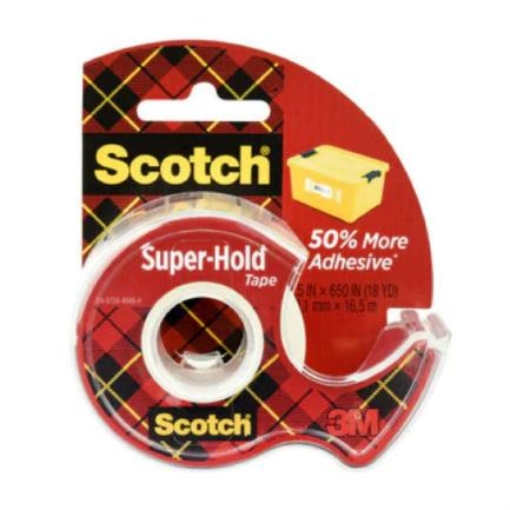 Imagen de Cinta 3M Scotch Super Adhesiva 19mmx16.5m C/Despachador