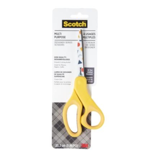 Imagen de Tijera 3M Scotch 8" 1428-POB Multipropósitos con Diseños