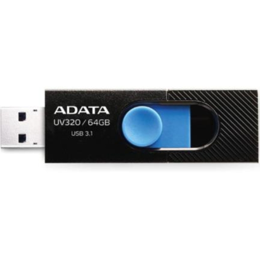 Imagen de Memoria USB Adata Flash UV320 64GB 3.1 Color Negro-Azul