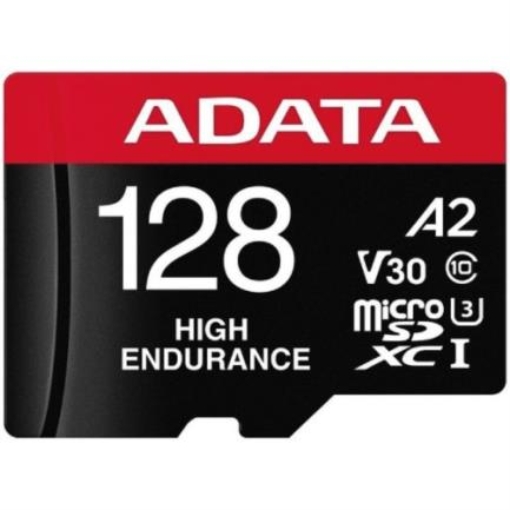 Imagen de Memoria Micro SDXC Adata HC 128GB UHS-I U3 V30S U3 A2 Clase 10 Color Rojo