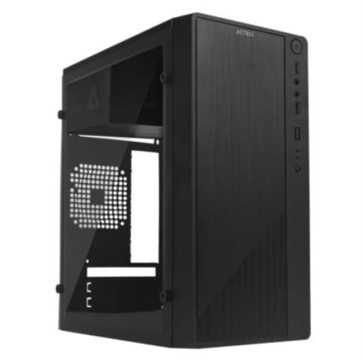 Imagen de Gabinete Acteck Kioto GC240 Mini Torre con Fuente 500W Micro ATX/Mini ITX Acrílico USB 2.0 Color Negro