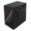 Imagen de Gabinete Acteck Kioto GC460 Mini Torre con Fuente 500W Micro ATX/Mini ITX Acrílico RGB USB 3.0 Color Negro