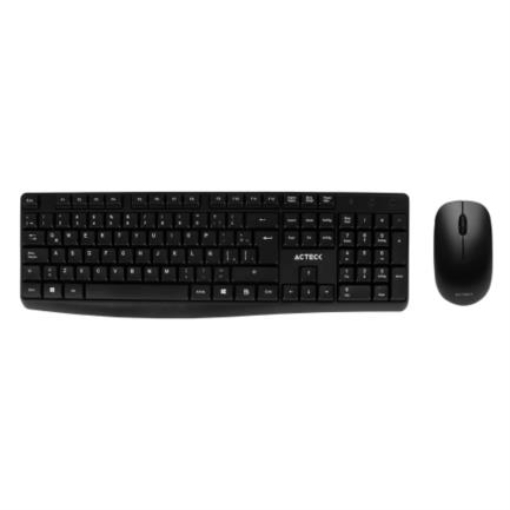 Imagen de Kit Teclado y Mouse Inalámbrico Acteck Creator MK440 2.4Ghz 1200dpi Color Negro