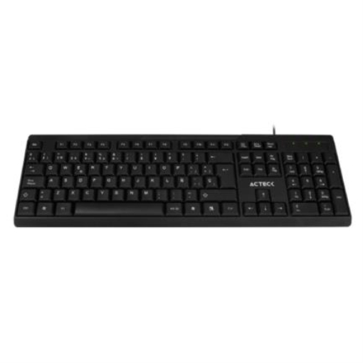 Imagen de Teclado Acteck Inspire TA210 Alámbrico USB Color Negro